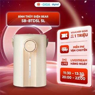 Bình Thủy Điện Bear SB-BTD5L 5L - Khử Clo - 11 Mức nhiệt giữ ấm