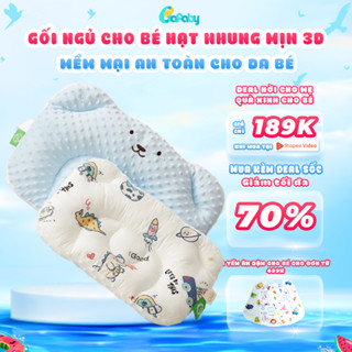 Gối Cho Bé Từ 1 Tuổi Bafaby Gối Ngủ Hạt Đậu 3D Cotton Mềm Mại Thoáng Mát An Toàn Cho Da Nhạy Cảm - 402