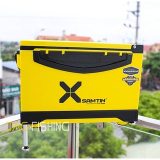  Thùng Câu Xsamtin 3500 Pro Max Có Tựa   Dung Tích 35 Lít   Full Phụ Kiện Và Pat Theo Kèm 