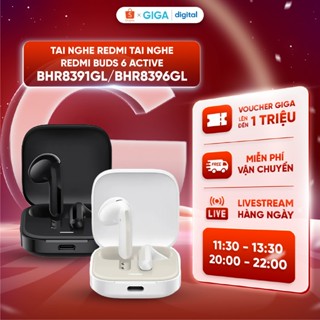  Tai nghe Redmi Buds 6 Active BHR8391GL BHR8396GL - Khử ồn - Thời gian sử dụng lên đến 30 giờ 