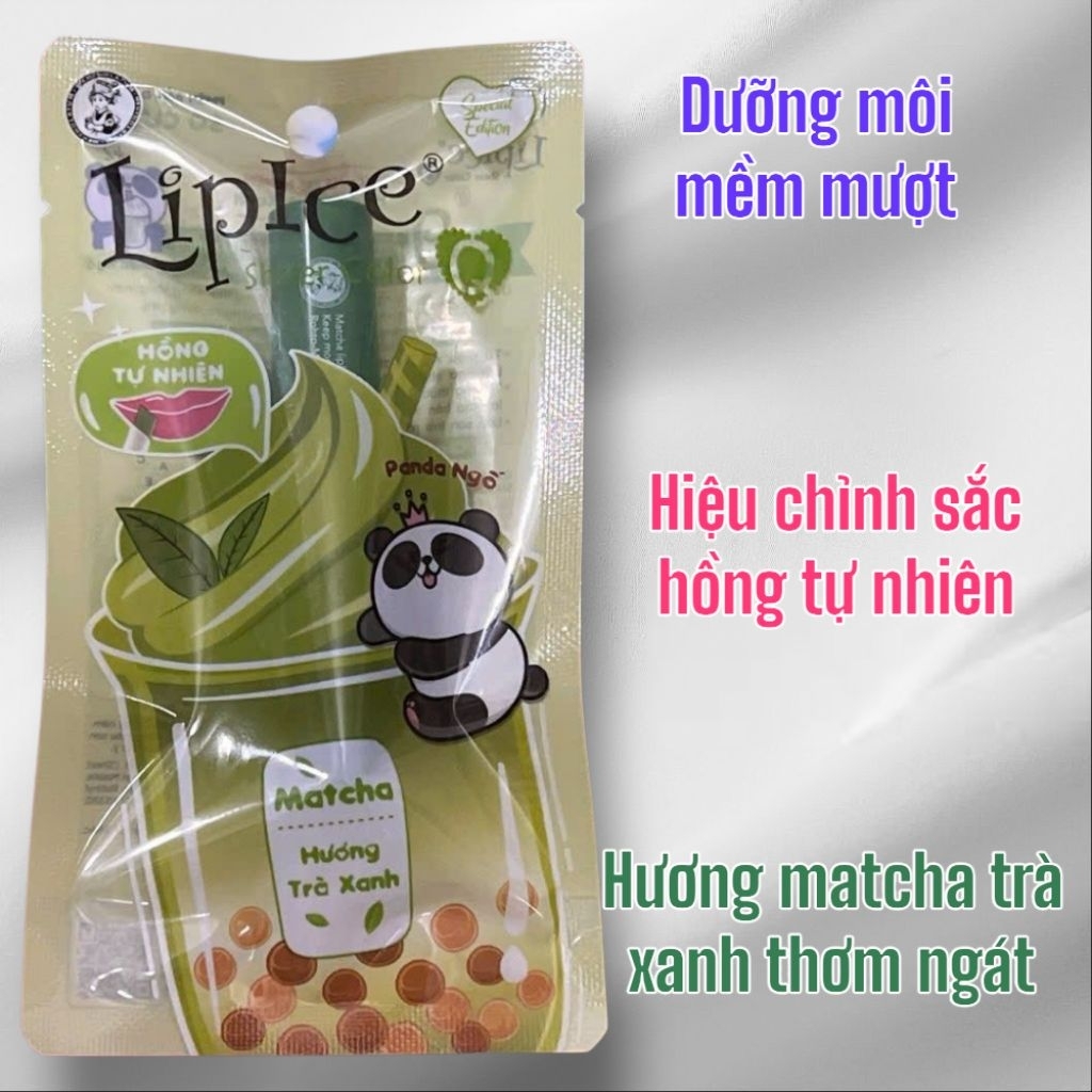 SON DƯỠNG MÔI LIPICE TRÀ XANH 2.4G HỒNG TỰ NHIÊN HÀNG CHÍNH HÃNG