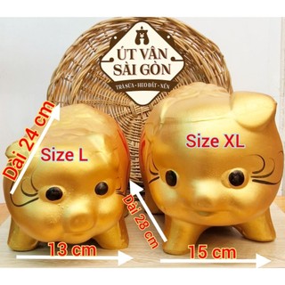 [ĐỦ SIZE]Heo đất Vàng"Tài Lộc" giá rẻ size M L XL
