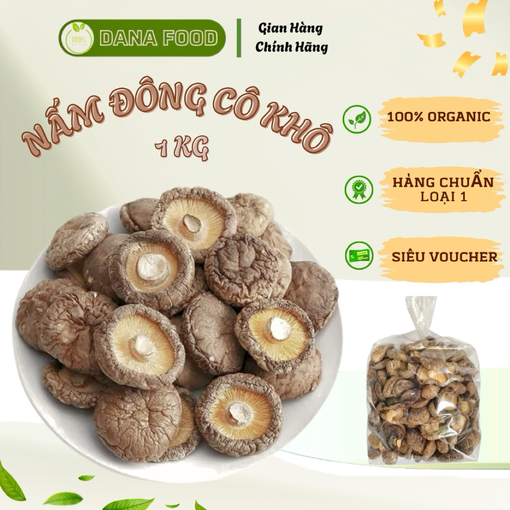 Nấm Đông Cô Khô ( Nấm Hương ) 500g-1kg
