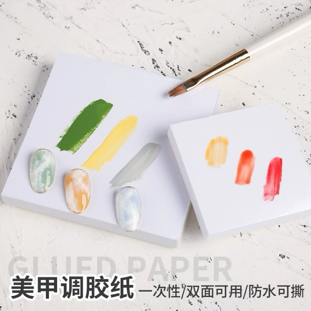 Set 50 giấy chống thấm (50x50) dùng để pha màu sơn nail gel