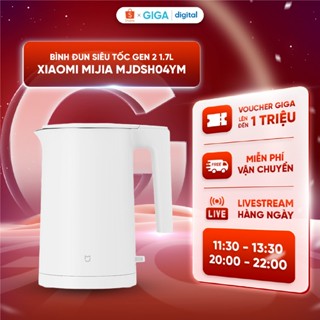  Ấm bình đun siêu tốc gen 2 1.7L Xiaomi Mijia MJDSH04YM - Bình nước siêu tốc an toàn không rỉ sét - Đun nhanh chóng 