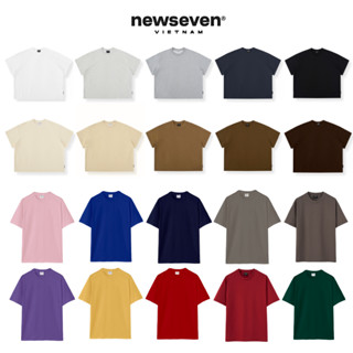 Áo thun trơn COTTON COMFITEX FABRIC CHỐNG NHĂN 240gsm NEWSEVEN Basic Tee phông trơn nam nữ