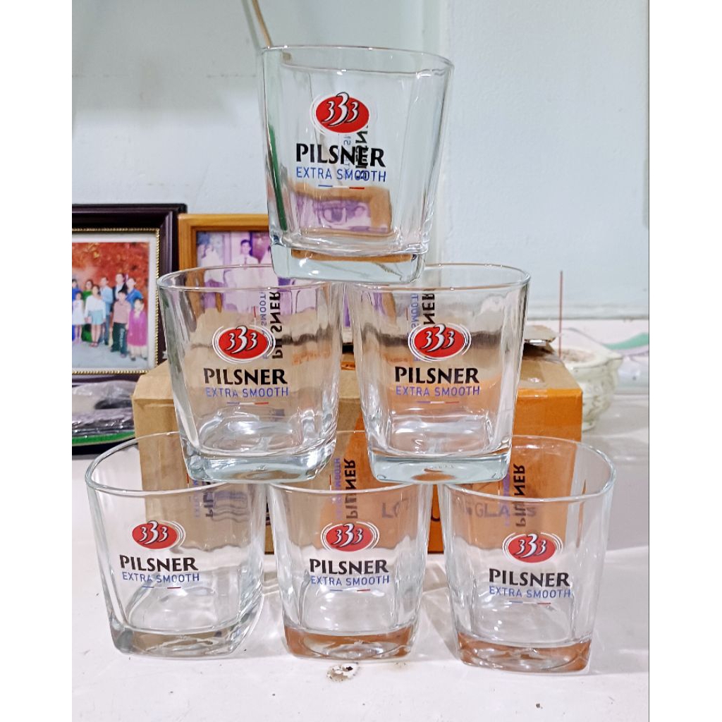 Set 6 ly trà đá 280ml Việt Tiệp (Quà tặng Bia 333)