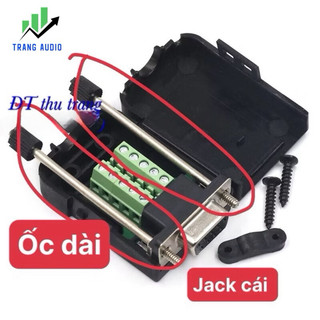 (HD-LINK) Đầu nối DB9 cổng COM Chân Đực, Cái (Male, Female) vặn vít cao cấp