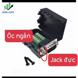 (HD-LINK) Đầu nối DB9 cổng COM Chân Đực, Cái (Male, Female) vặn vít cao cấp