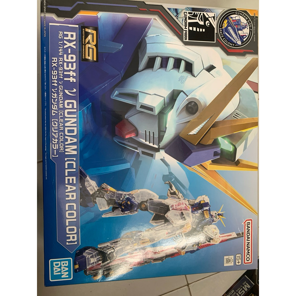 rx 93ff nu gundam clear color rg