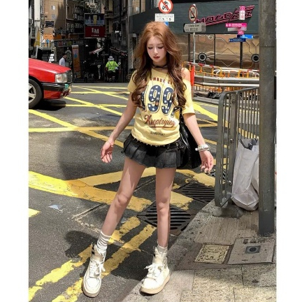 [GENZSHOP] ÁO THUN NỮ LỆCH VAI IN 1997 TRENDING 2025 CÓ SIZE <68KG | BigBuy360 - bigbuy360.vn