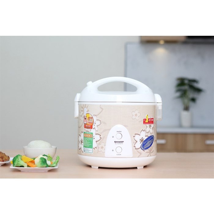 Nồi cơm điện Sharp 1.8 lít KS-N182ETV, KS-N191ETVsản xuất tại Thái Lan,hàng trưng bày 98%
