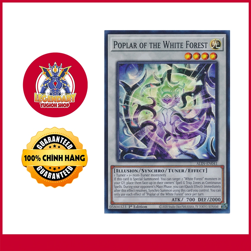 [Thẻ Bài Yugioh Chính Hãng] Poplar of the White Forest