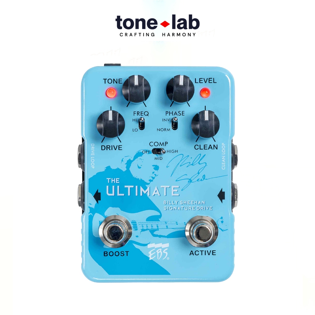 [Tone Lab] [HCM] Bàn đạp hiệu ứng EBS Billy Sheehan Ultimate Signature - Bass Overdrive Pedal
