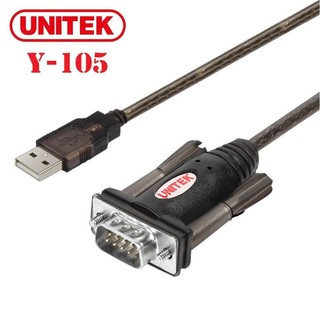 Cáp USB to Com Unitek Y-105 VEGGIEG V-U401 (USB to RS232 dài 1.5M)