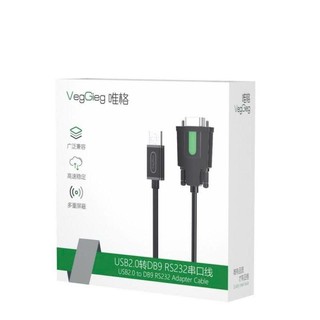 Cáp USB to Com Unitek Y-105 VEGGIEG V-U401 (USB to RS232 dài 1.5M)