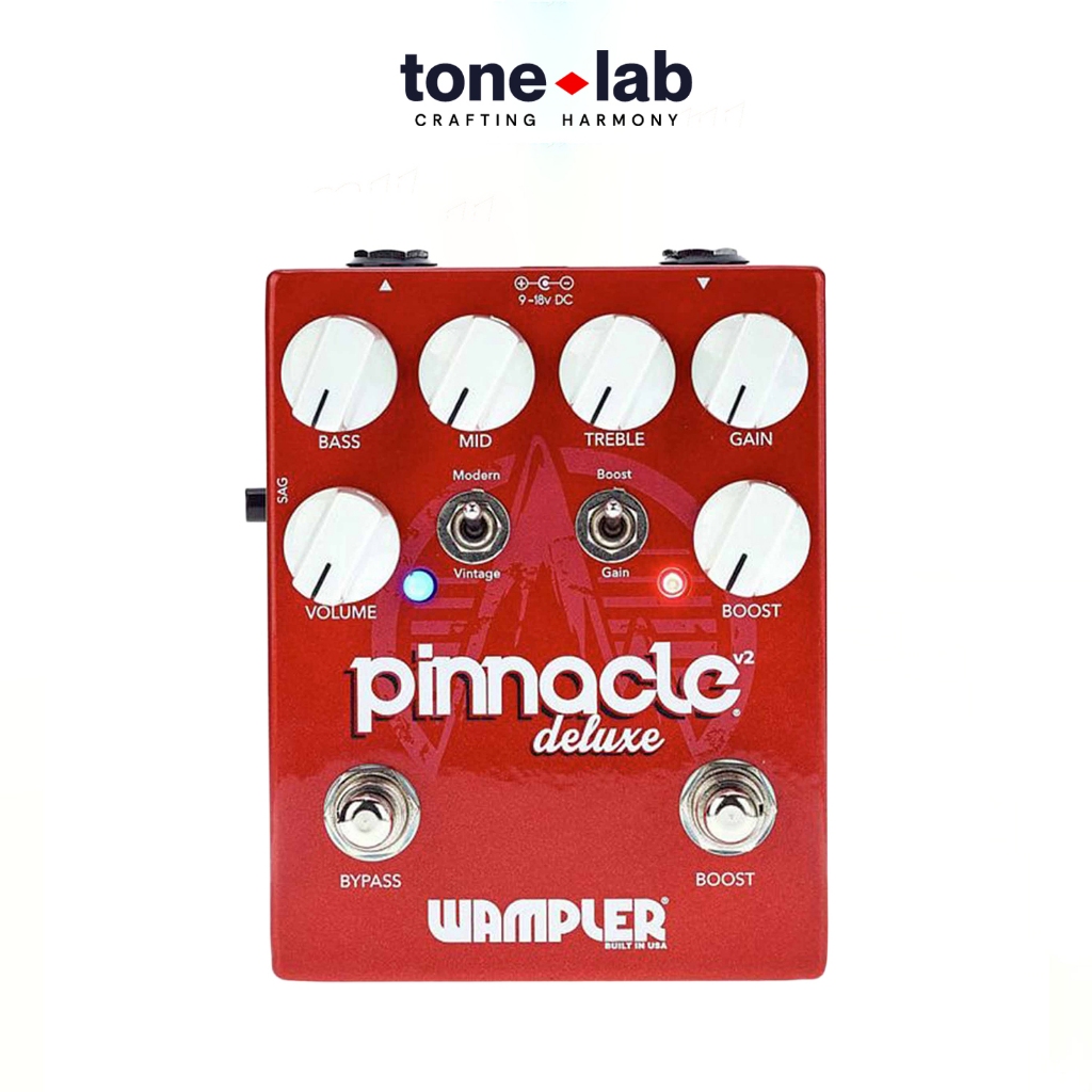 [Tone Lab] [HCM] Bàn đạp hiệu ứng guitar Wampler Pinnacle Deluxe V2 - Guitar Overdrive Pedal