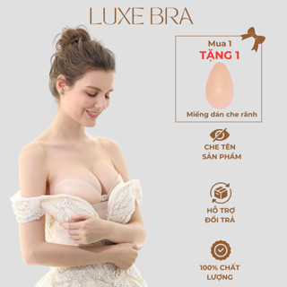 Áo Dán Nâng Ngực Tạo Khe Silicone Cài Trước Cao Cấp Luxe Bra MD07 - Áo Lót Dán Định Hình Vòng Một, Sử Dụng Được NhiềuLần