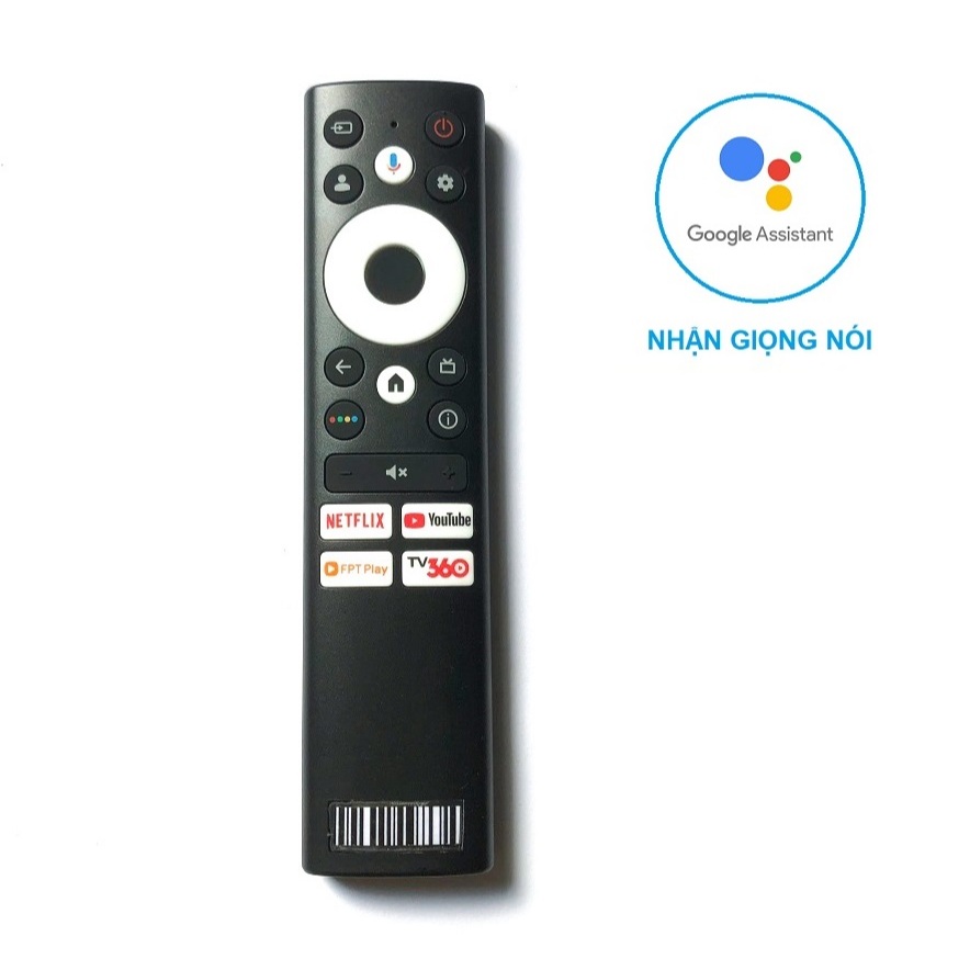 Remote Dùng Cho TV Casper 43FGK610 Điều Khiển Tivi Nhận Giọng Nói Android Smart TV NETFLIX YouTube F
