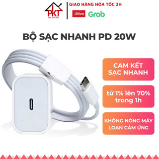 Sạc nhanh PD 20W Không Nóng Máy ,An Toàn Ổn Định, Có Cáp Sạc 66W Đi Kèm Combo,  Bảo Hành 12 Tháng Medusa