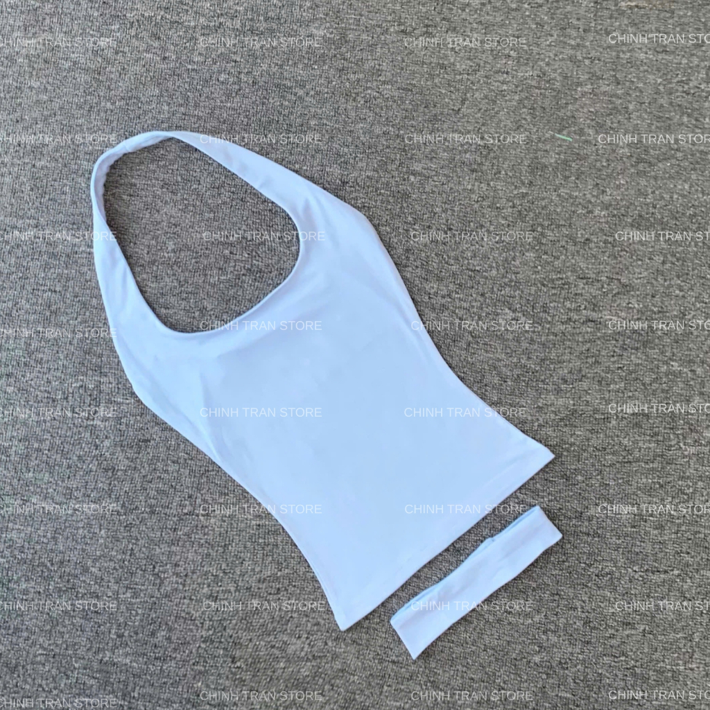 [TẶNG KÈM BĂNG ĐÔ] Áo Cổ Yếm Ôm Body Quyến Rũ Năng Động Nhiều Màu - Chinh Trần Store | BigBuy360 - bigbuy360.vn