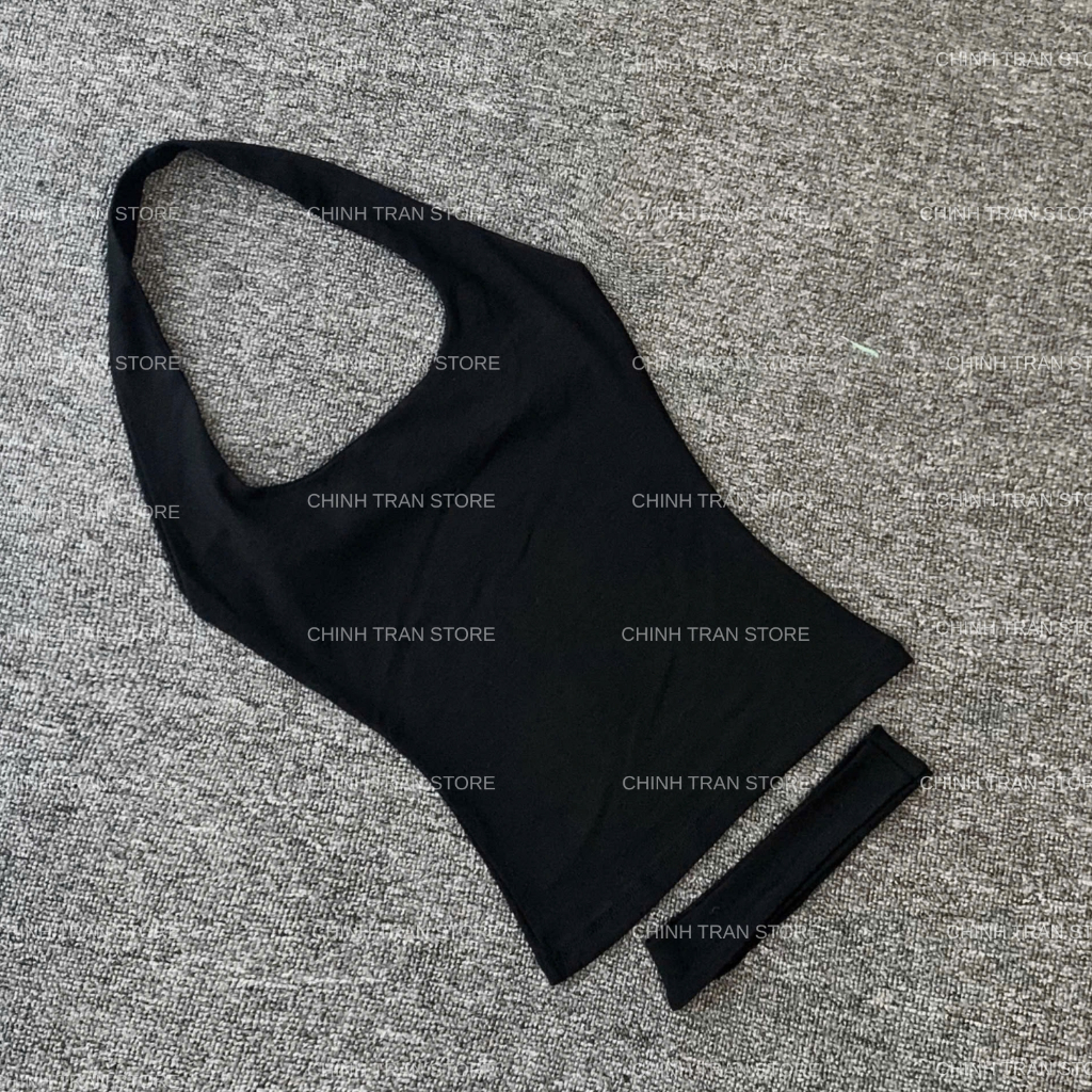 [TẶNG KÈM BĂNG ĐÔ] Áo Cổ Yếm Ôm Body Quyến Rũ Năng Động Nhiều Màu - Chinh Trần Store | BigBuy360 - bigbuy360.vn