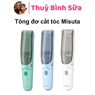 Tông đơ cắt tóc, hớt tóc cao cấp Misuta, kèm hút tóc khi cắt tiện lợi cho bé