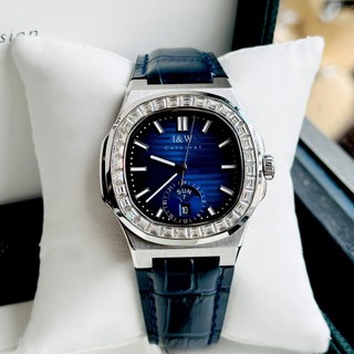 Đồng hồ nam chính hãng I&W Carnival IW735G-4 Kính sapphire ,Chống nước 50m,Bh 24 tháng,Máy cơ (Automatic),mặt xanh lộ cơ