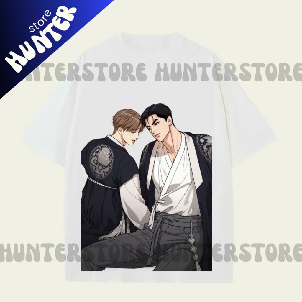 [HOẢ TỐC] HUNTERSTORE Áo thun BL MANHWA JINX Boylove  Jae Kyung Vận Xui  BL KIM DAN TEAM BLACK UNISE