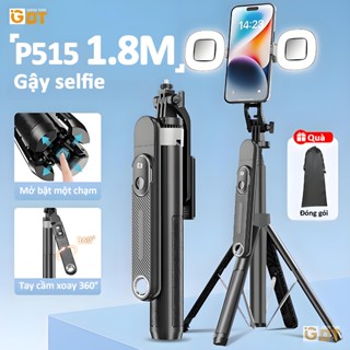 Gậy Chụp Ảnh 4 Chân Gậy Selfie có điều khiển từ xa Bluetooth thoại di động Giá đỡ điện thoại trực