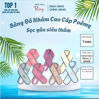 [CHÍNH HÃNG] Băng Đô Nhám Poêmy Giữ Tóc Gọn Gàng Thoải Mái KT 8x66cm | Poêmy Official