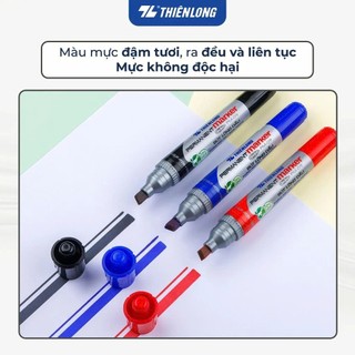 Bút Lông Dầu 2 Đầu Không Xoá Được Thiên Long PM-09 (Mực Đen)