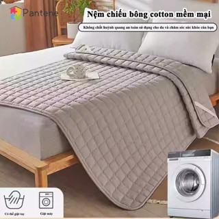 Đệm lót không nóng bí lót PANTENE đệm kiểu dáng sang trọng vải cotton thoáng mát, Nệm chiếu lót điều hòa chống thấm nước