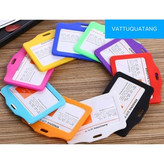  rẻ nhất  HCM  10 cái bao thẻ NGANG Thẻ đeo thẻ đeo bảng tên bảng tên học sinh nhân viên nhựa 