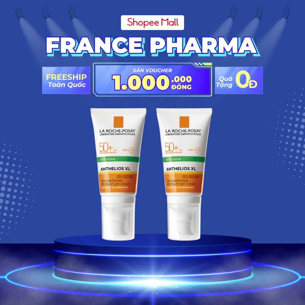 Kem Chống Nắng La Roche Posay Nâng Tone Anthelios XL SPF50+ Cho Da Dầu, Da Nhạy Cảm Từ France Pharma