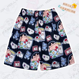 Quần Short hoạt hình TEDDYSHIN Unisex dành cho nam nữ mặc nhà Bigsize 38-100kg Molly Store
