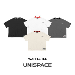 Áo thun Tổ Ong cotton dày Thêu local brand By UniSpace Oversize unisex nam nữ Waffle Tee