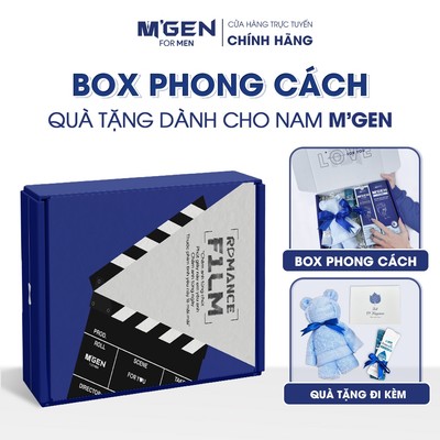 Quà tặng cho nam giới - Box Phong Cách M’GEN - Bọt rửa mặt 120ml và Gel Tắm 220ml ngừa mụn cho nam