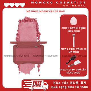 [MOON EYES] Phấn Má Hồng Moon Eyes 60 Màu Đơn Sắc Mịn Lì Tự Nhiên Matte Blush, Má hồng mooneyes Tự Nhiên Lâu Trôi 6.5g