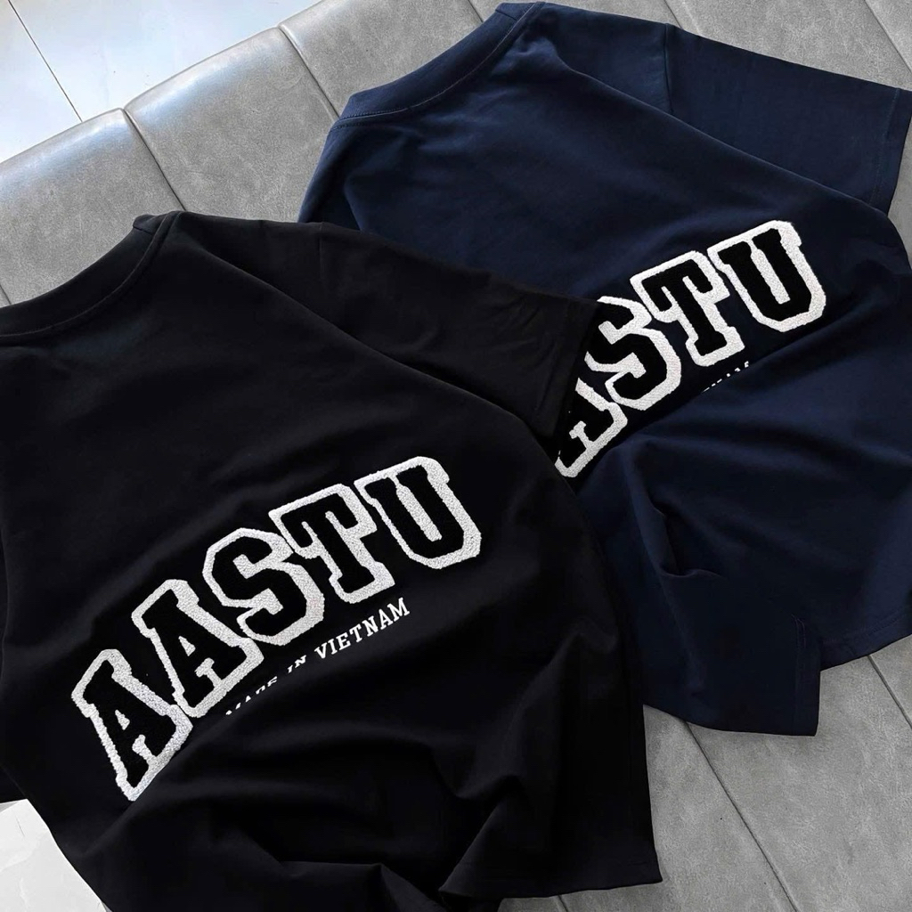 Áo Thun AASTU Thêu Xù FULL TAG MẠC