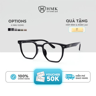 Gọng Kính Cận Vuông Nhựa HMK Eyewear Chắc Chắn Bền Bỉ Thời Trang Unisex Nhiều Màu - GN1322