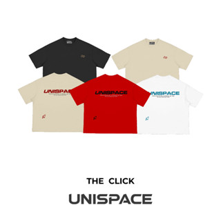 Áo thun local brand Thêu By UniSpace tay lỡ form oversize The Click