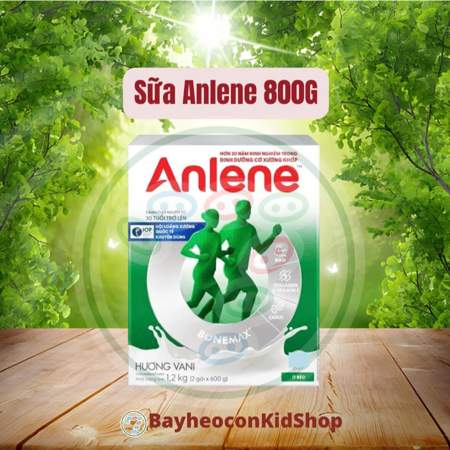 [Anlene 1.2kg - Mẫu mới] Sữa Bột Anlene Hương Vani Dành Cho Người Từ 30 Tuổi Trở Lên
