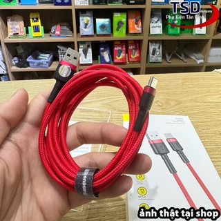 Cáp Sạc Nhanh Baseus Cafule Cổng Type C Dài 2 Mét