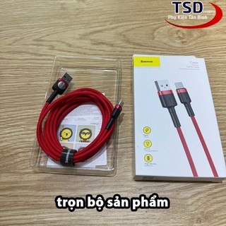 Cáp Sạc Nhanh Baseus Cafule Cổng Type C Dài 2 Mét