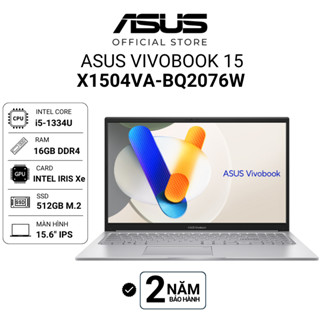 Laptop ASUS Vivobook 15 X1504VA-BQ2076W Core i5-1334U | 16GB | 512GB | Iris Xe | 15.6" FHD | Win 11