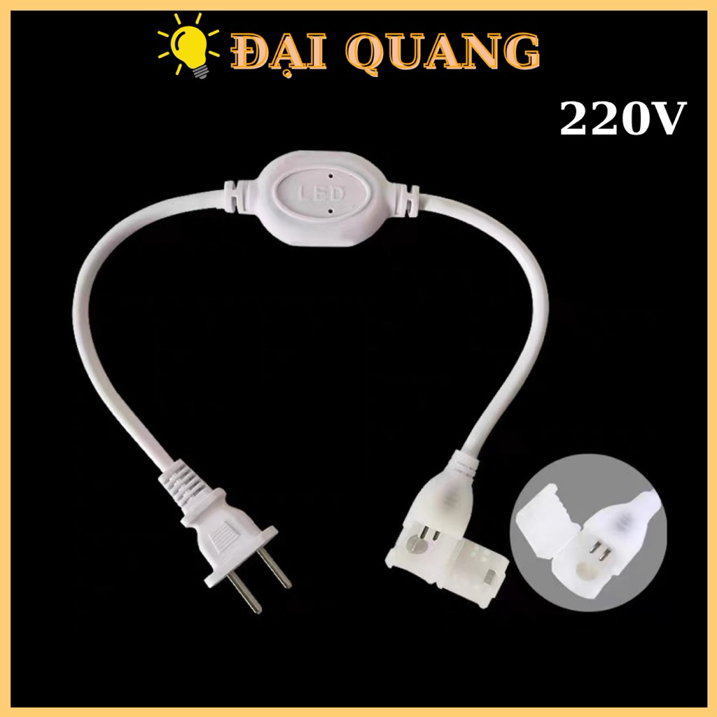 Nguồn kẹp dây Led COB 220V sử dụng cho dây Led COB 220V