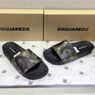 Dép lê nam quai ngang PB cao su quai loang rằn ri logo chữ Đôn Chề đế nổi chữ gót cao cấp boy phố DL151P