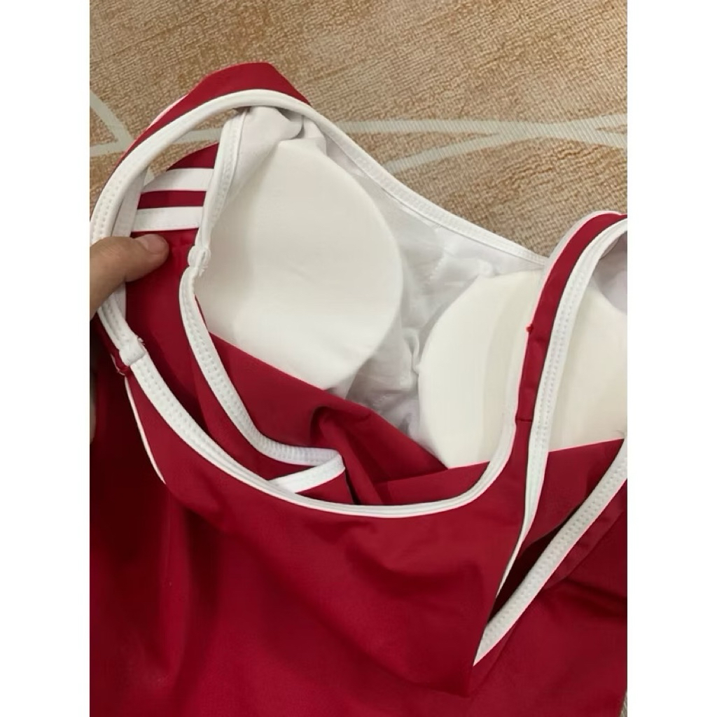 Đồ Bơi Liền Thân 1 Mảnh Bodysuit - In Chữ Bad, Phối Viền, Phong Cách Thể Thao, Tôn Dáng Freesize | BigBuy360 - bigbuy360.vn