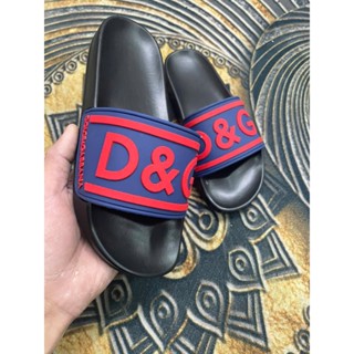 Dép lê nam, nữ quai ngang, dép boy phố thời trang D & G chữ to hot 2025 giá tại xưởng